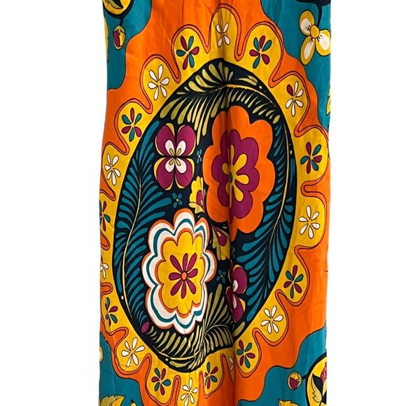 Cache Womens Multicolor Floral Halter Dress Size 4 - Picture 8 of 10